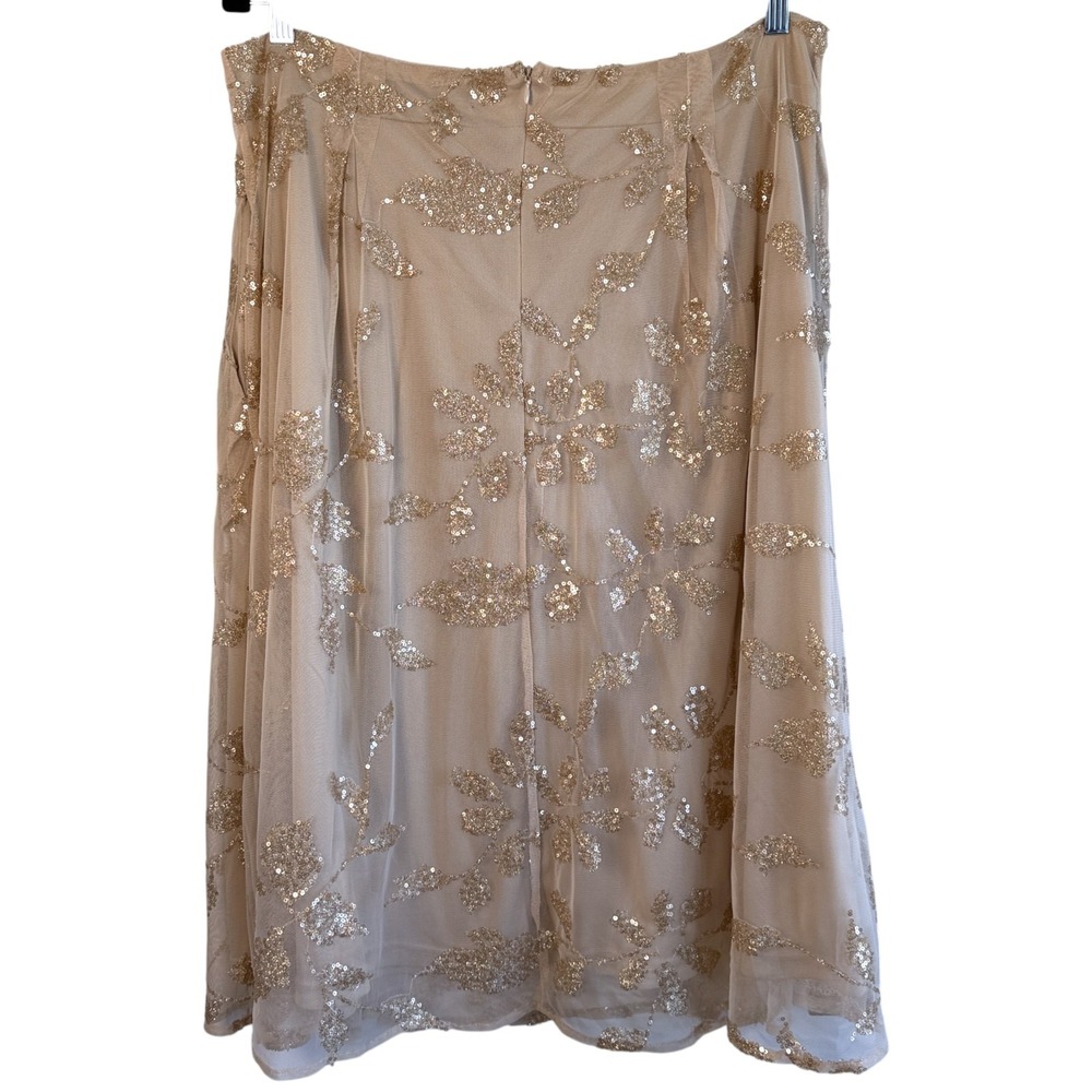 New York and Company Y2K Fairy Sequined Mesh Maxi Skirt Sz L Coquette Festival - Picture 5 of 9